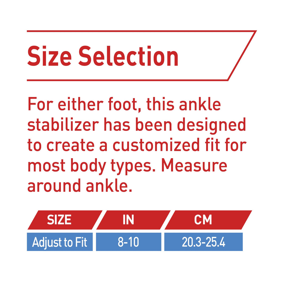 ACE™ Ankle Brace w/Stabilizer 209605, Adjustable