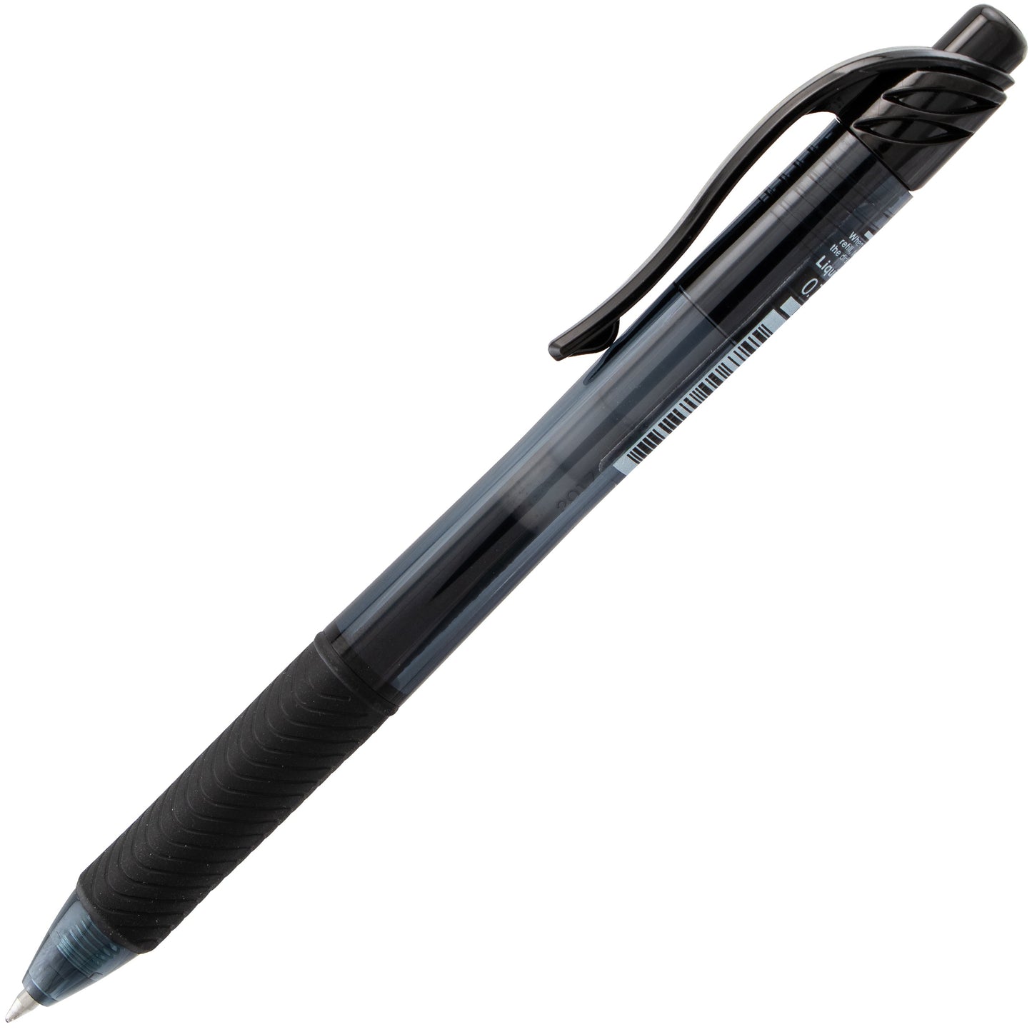 EnerGel-X Retractable Liquid Gel Pen, (0.7mm) Metal Tip, Black Ink (BL107-A)