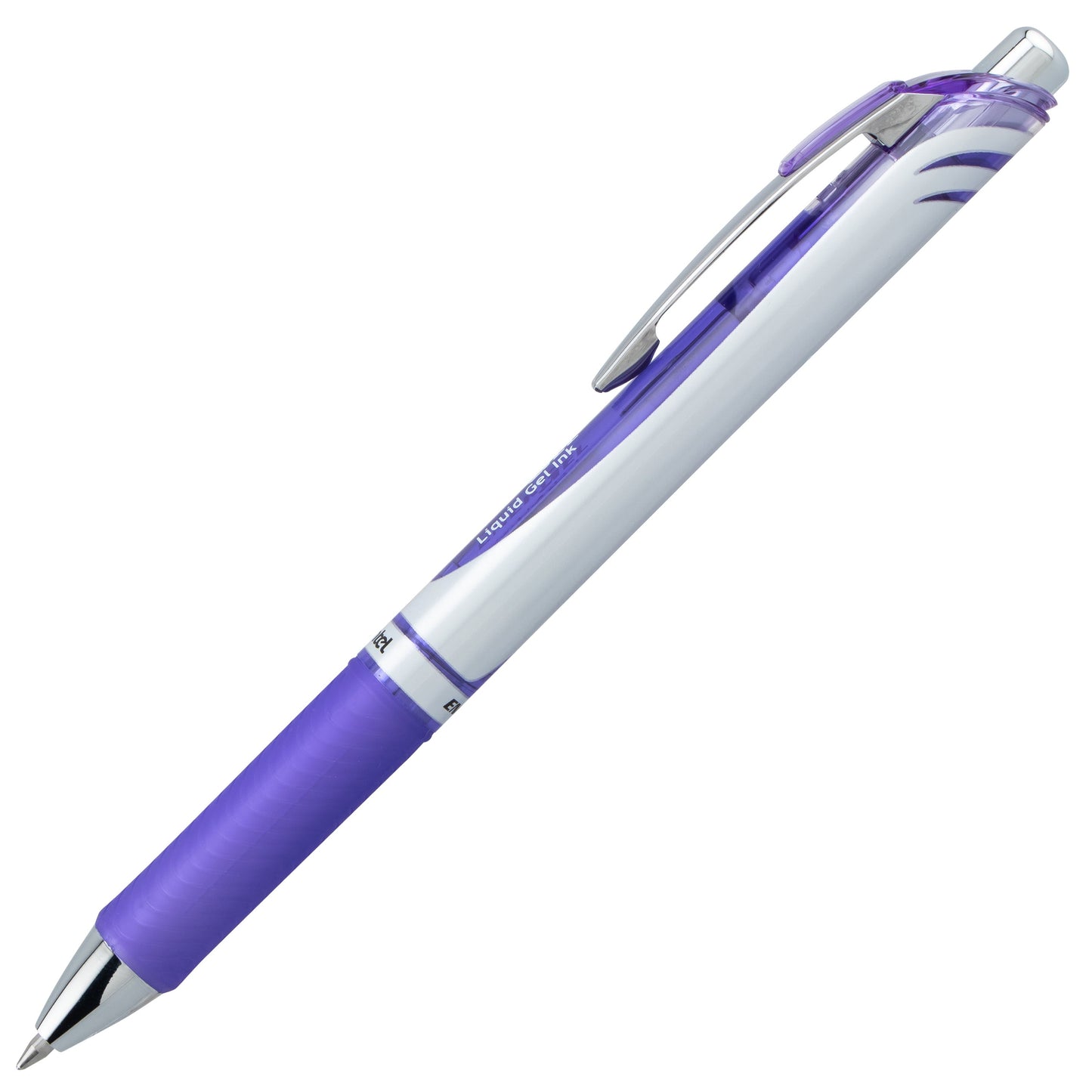 EnerGel RTX Retractable Liquid Gel Pen, (0.7mm) Medium line, Lilac Ink (BL77-V3)