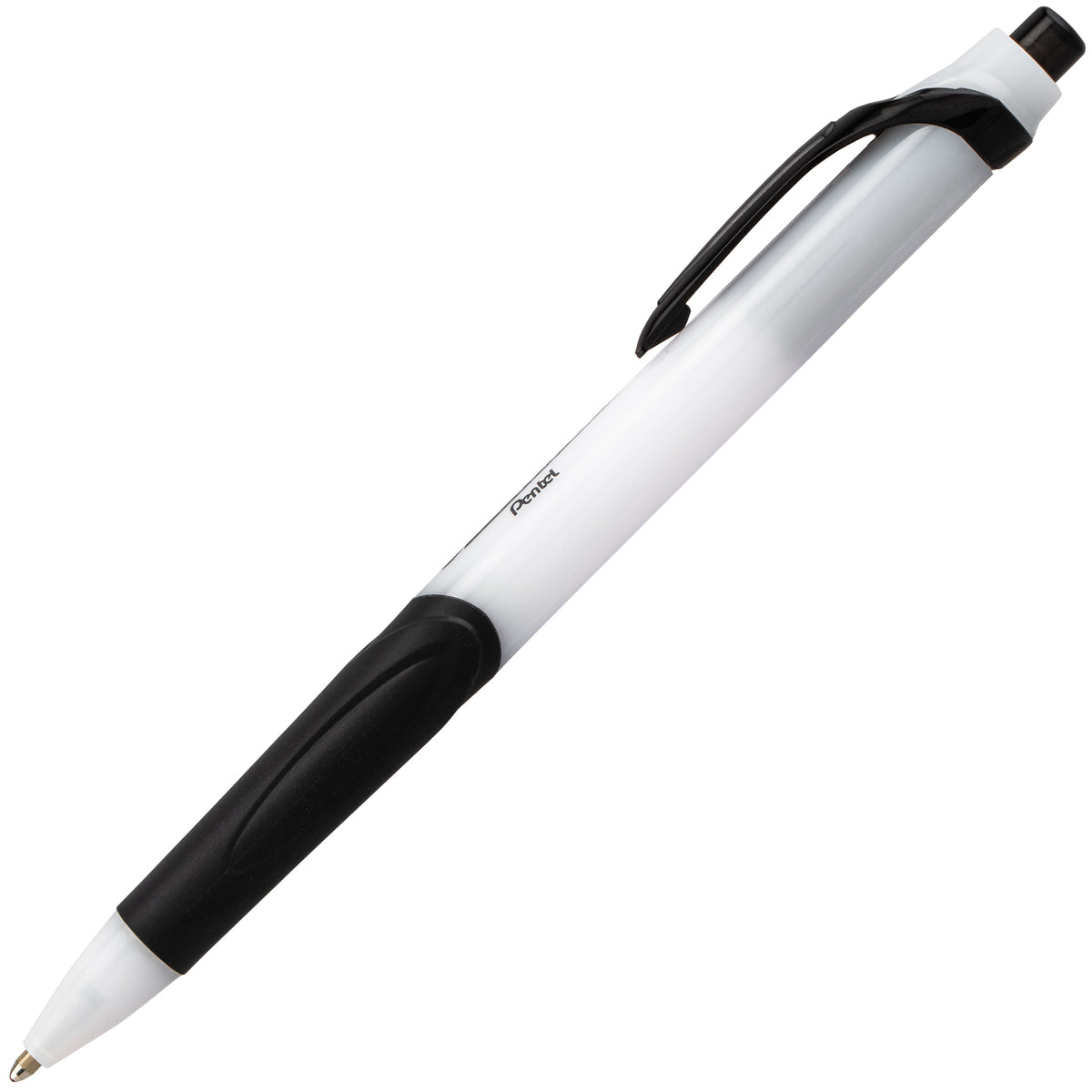 Pentel GlideWrite Ballpoint Pen with TechniFlo Ink, (1.0mm) Medium Line, Black (BX910-A), 48 Dozen