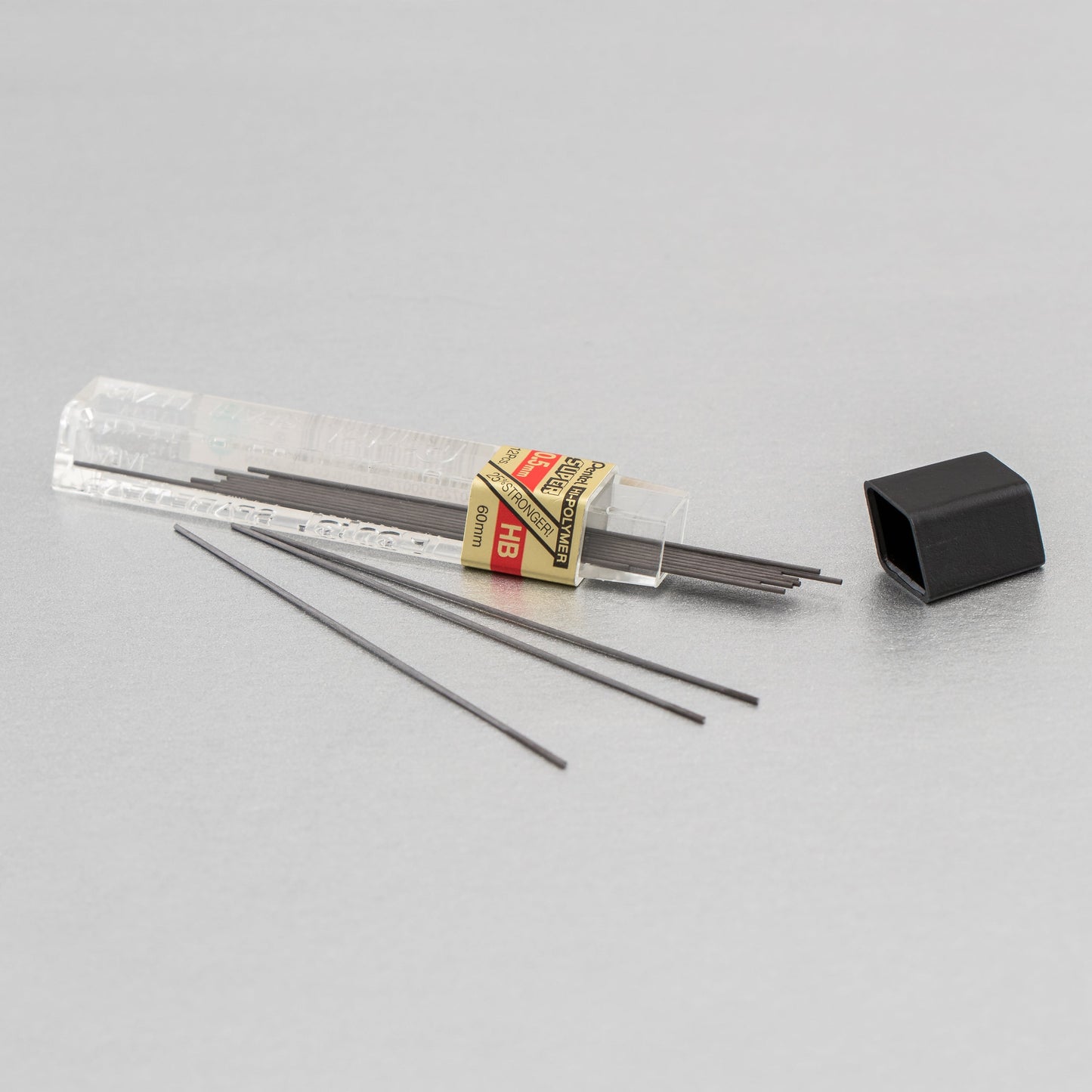 Super Hi-Polymer Lead Refill (0.5mm) Fine, HB, 12 pcs/Tube (C505-HB)