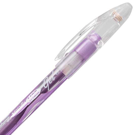 Sunburst Metallic Gel Pen, Medium Line, Permanent Violet Ink (K908-MV)