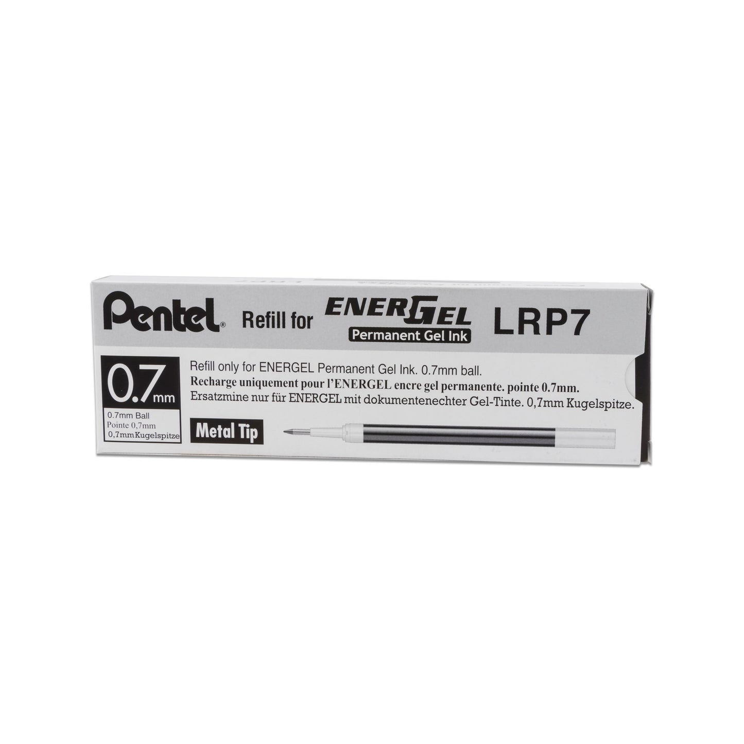 Refill Ink - For EnerGel PRO Permanent Gel Pen, (0.7mm) Medium Line, Blue Ink (LRP7-C)
