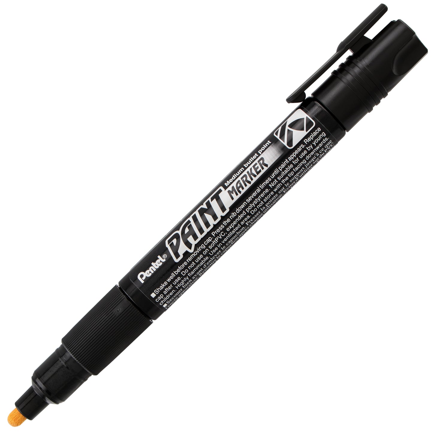 Paint Markers, Medium Bullet Point, Black Ink (MMP20-A)