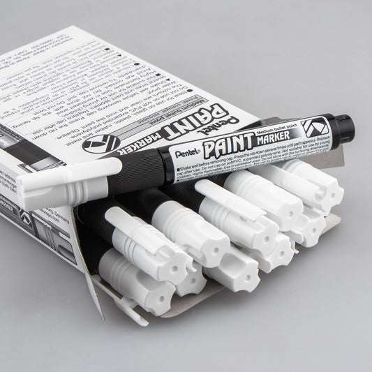 Paint Markers, Medium Bullet Point, White Ink (MMP20-W)