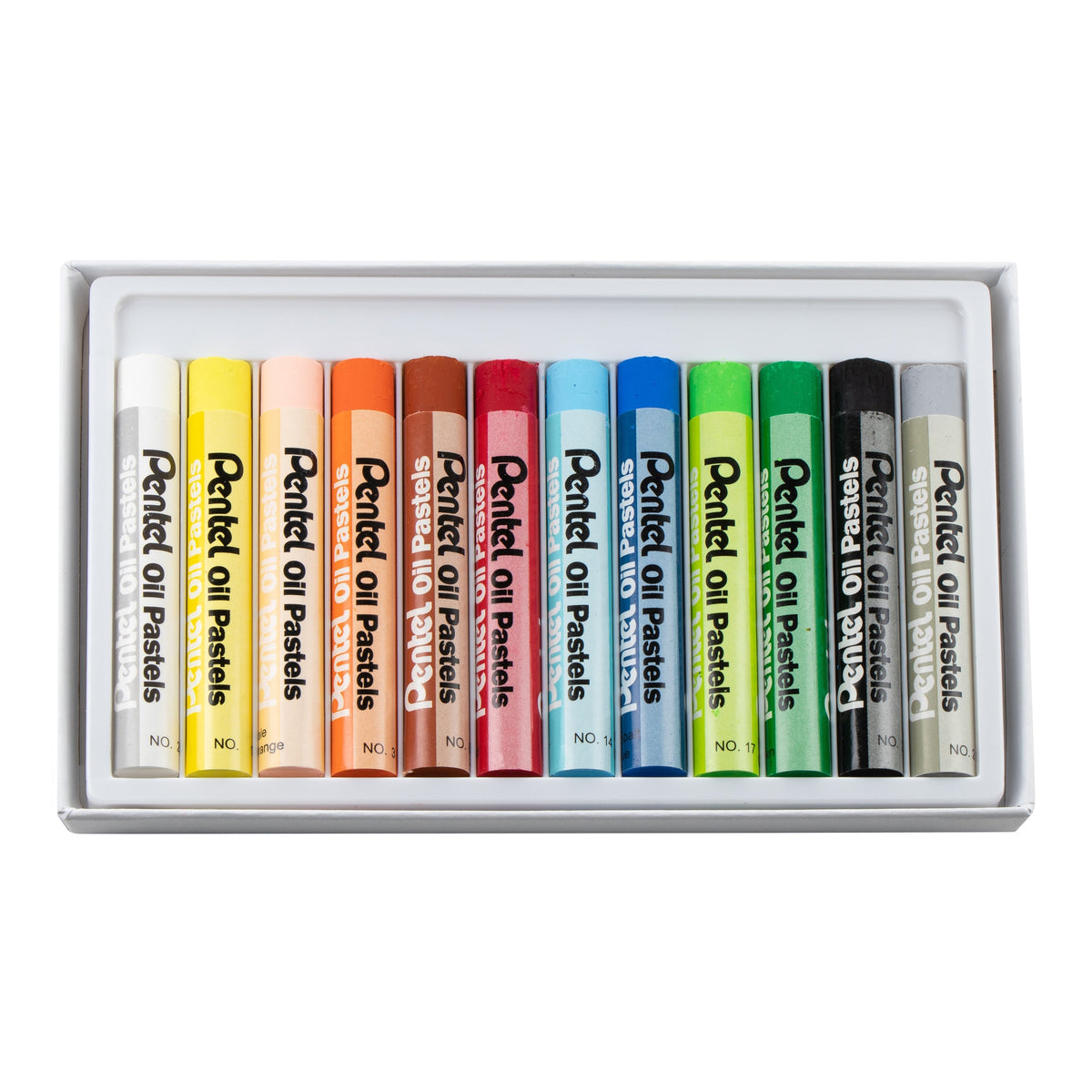 Pentel Arts Oil Pastels - 12 Color Set (PHN-12), 144 Each