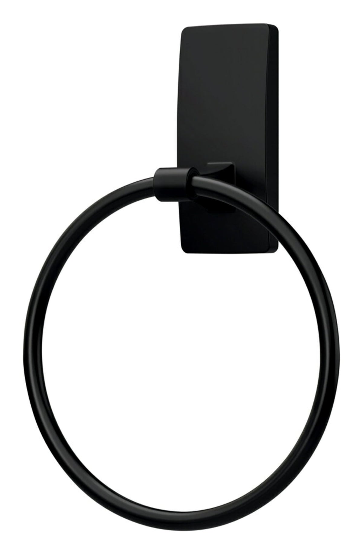 Command™ Bath Matte Black Towel Ring BATH52-MB-ESF
