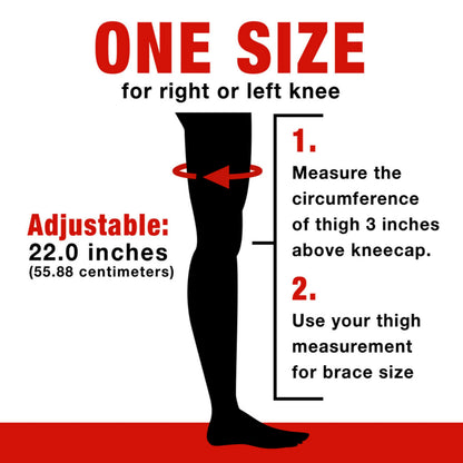 ACE™ Knee Support 207247-SIOC, One Size Adjustable