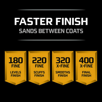 3M™ Pro Grade Precision™ Faster Sanding Sanding Sheets 180 grit Fine, 27180TRI-20, 9 in x 11 in, 20/pk
