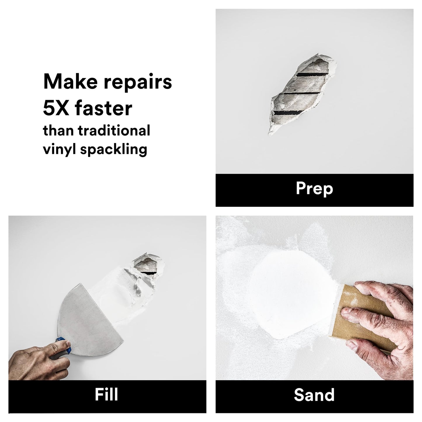 3M™ High Strength Large Hole Repair, 12 oz, LHR-12-BB