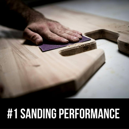 3M™ Pro Grade Precision™ Faster Sanding Sheets w/ NO-SLIP GRIP™ Backing SHR180-PGP-3T, 9 in x 11 in, 180 Gr, 3 Sht/pk