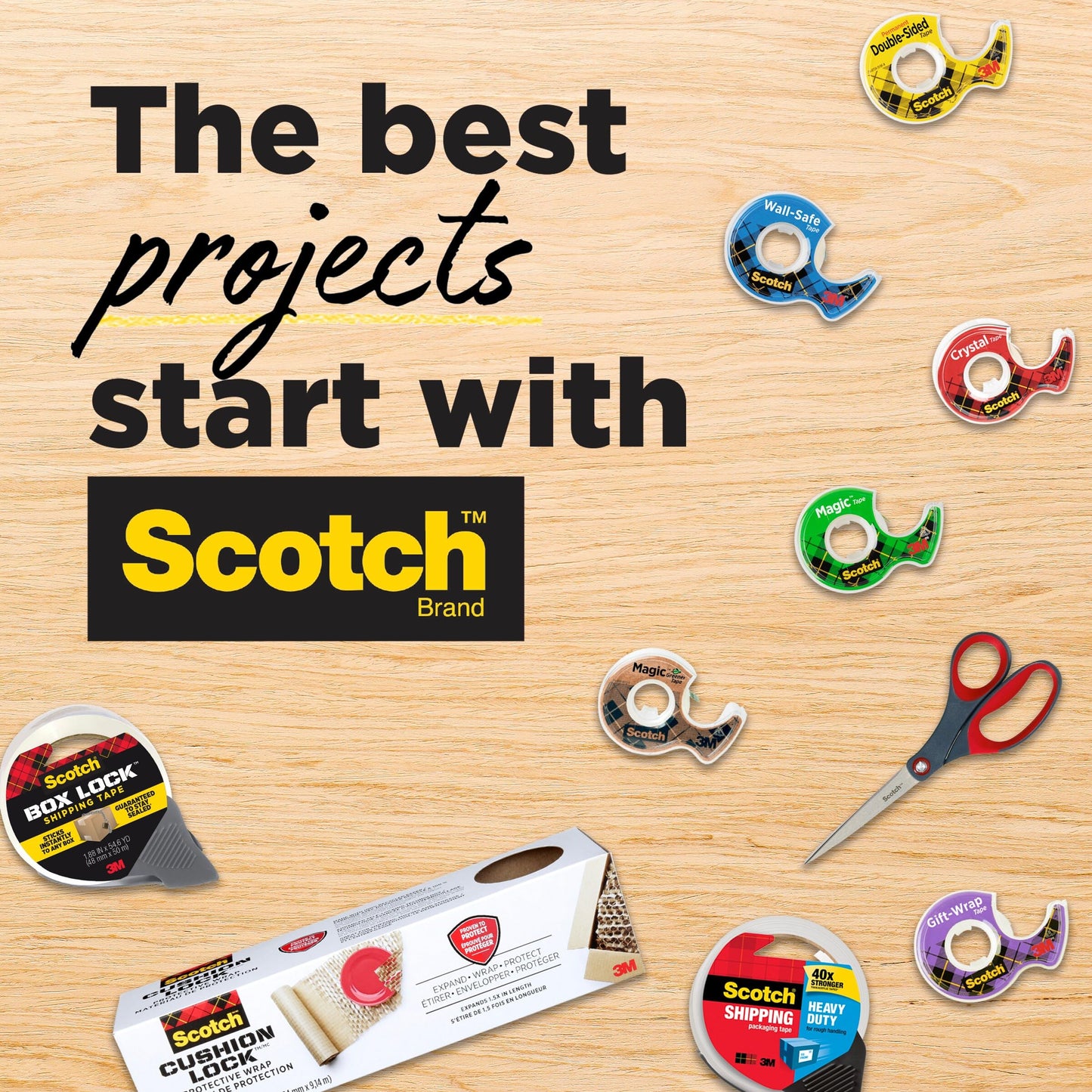 Scotch® Expressions Masking Tape 3437-3PRM, 3PK Primary
