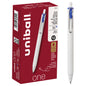 uniball™ one Retractable Gel Pens, Micro Point (0.5mm), Blue Ink, 12 Pack