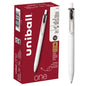 uniball™ one Retractable Gel Pens, Ultra Micro Point (0.38mm), Black Ink, 12 Pack
