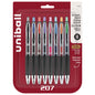 uniball™ 207 Retractable Gel Pens, Medium Point (0.7mm), Assorted, 8 Pack