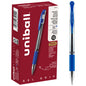 uniball™ Gel Grip Gel Pens, Medium Point (0.7mm), Blue, 12 Pack