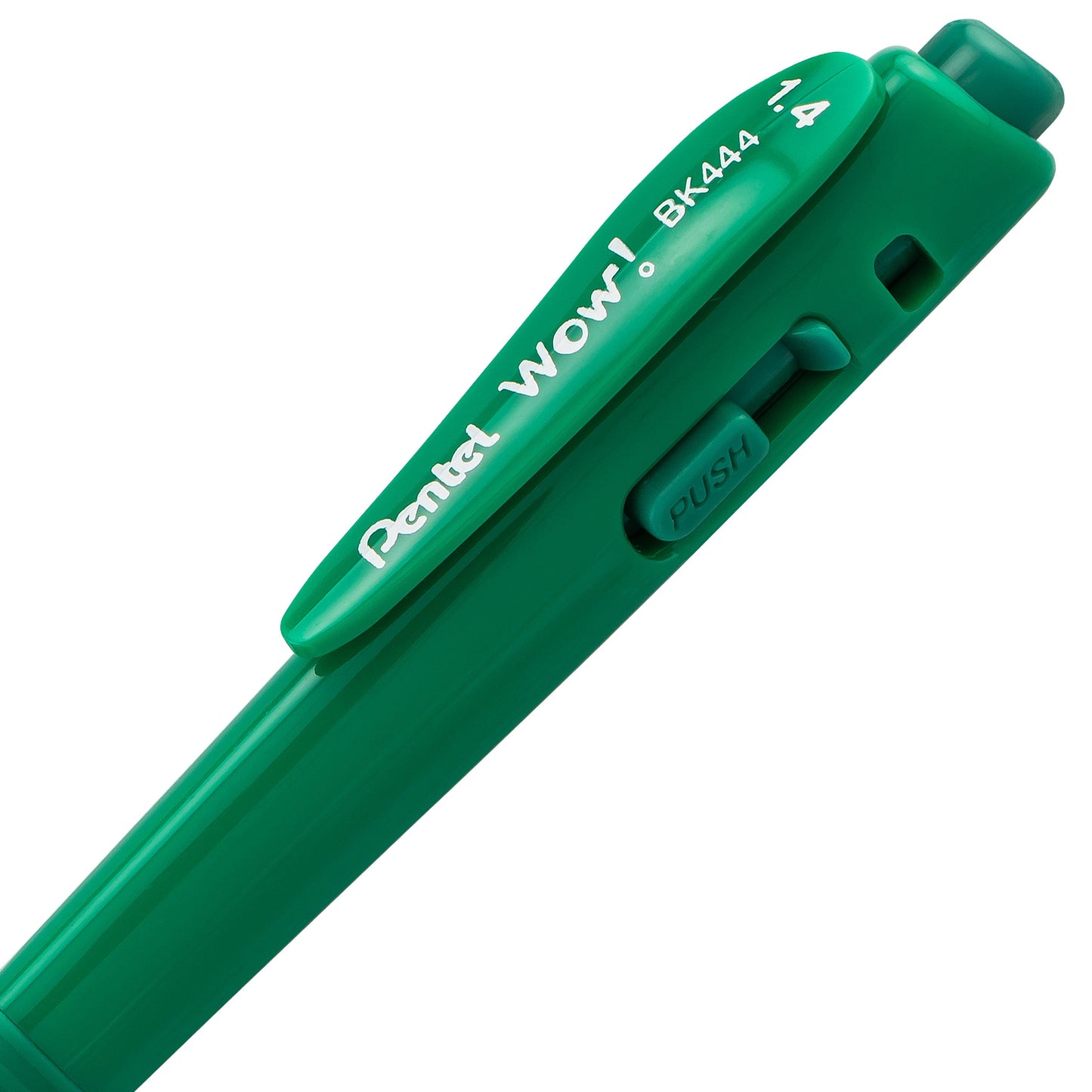WOW! Ballpoint Pen, (1.4mm), Bold Line, Green Ink (BK444-D)