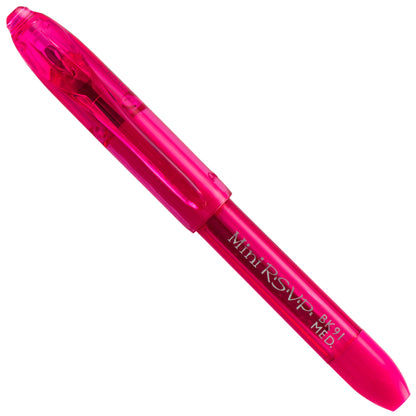 RSVP Mini Ballpoint Pen, (1.0mm) Medium Line, PInk Ink (BK91MNP-P)