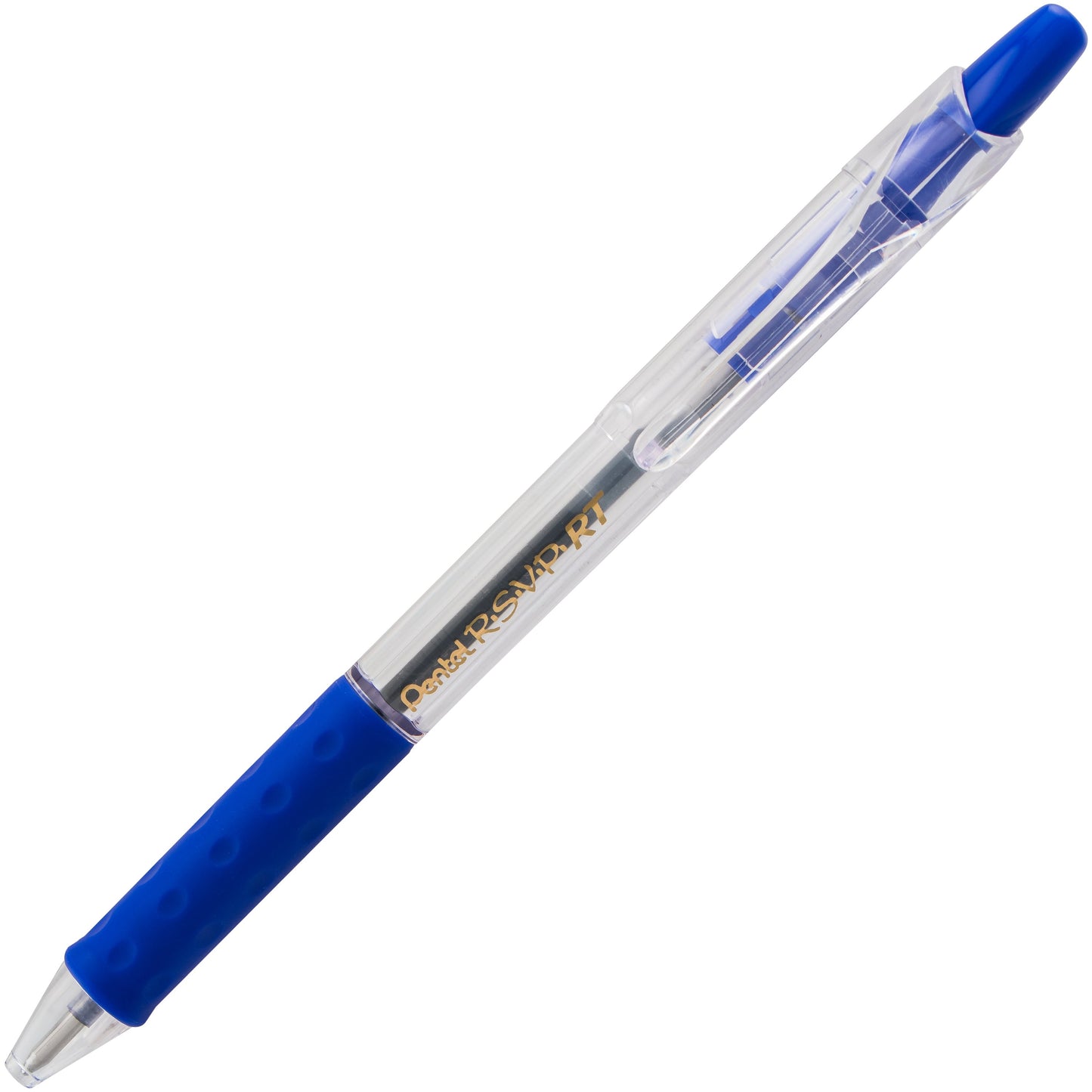 RSVP RT Retractable Ballpoint Pen, (1.0mm) Medium Line, Blue Ink (BK93-C)
