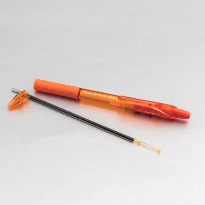 RSVP RT COLORS Retractable Ballpoint Pen, (1.0mm) Medium Line, Orange Barrel, Orange Ink (BK93CRF-F)