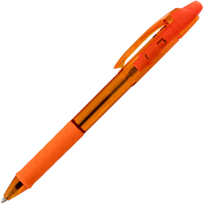 RSVP RT COLORS Retractable Ballpoint Pen, (1.0mm) Medium Line, Orange Barrel, Orange Ink (BK93CRF-F)