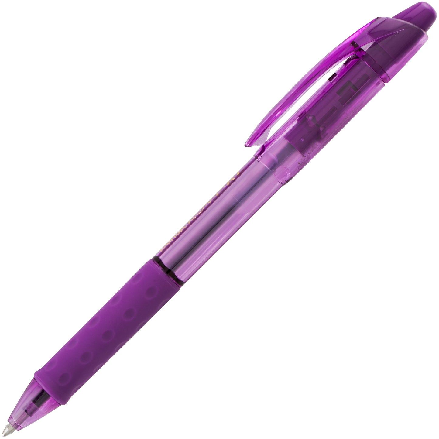 RSVP RT COLORS Retractable Ballpoint Pen, (1.0mm) Medium Line, Violet Barrel, Violet Ink (BK93CRV-V)