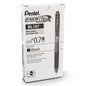 EnerGel-X Retractable Liquid Gel Pen, (0.7mm) Metal Tip, Black Ink (BL107-A)