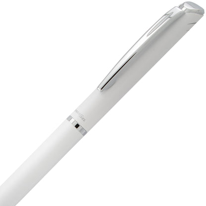 EnerGel Style Gel Pen, (0.7mm) Medium Line, White barrel, Black Ink, Gift Box w/ Belly Band (BL2007WABX)