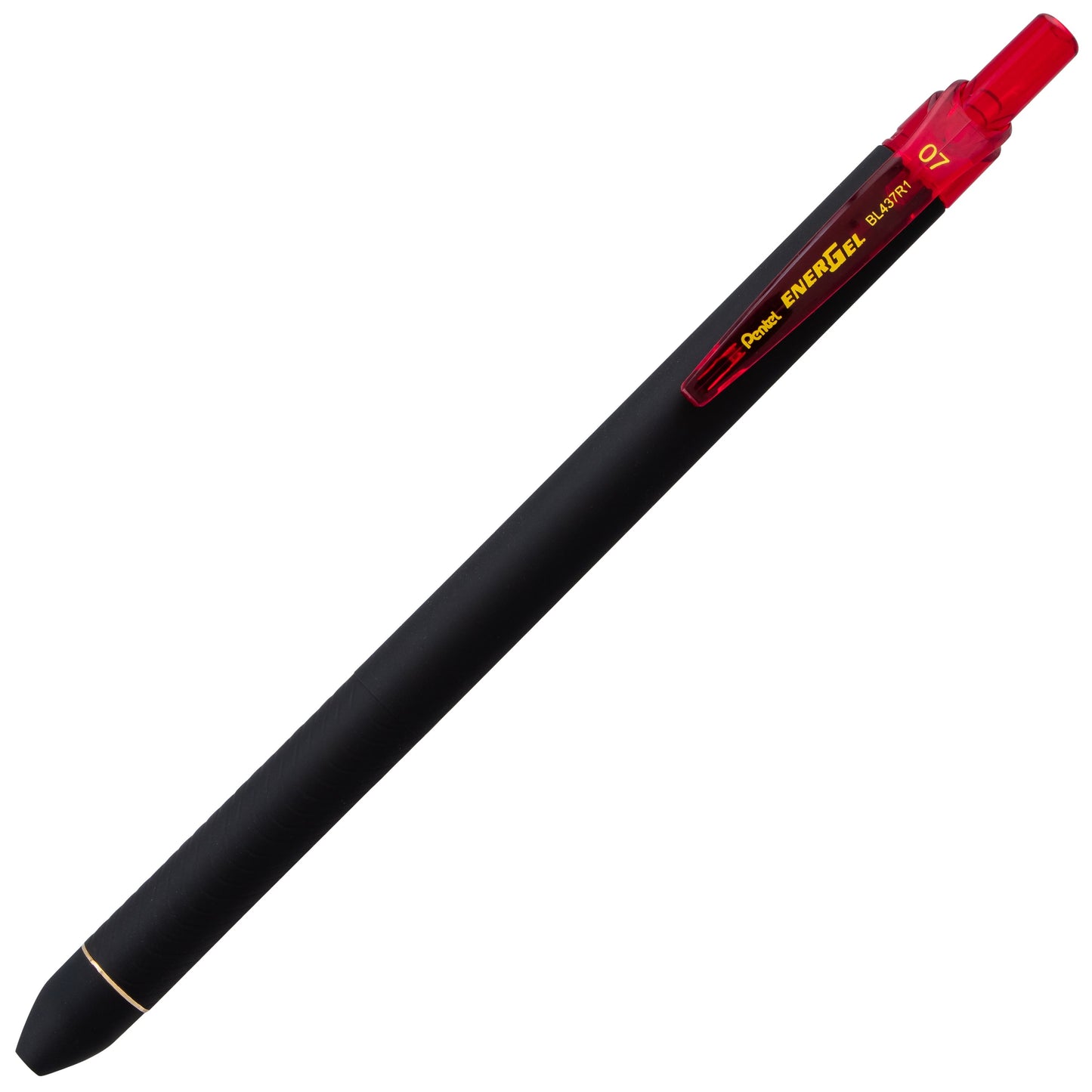 EnerGel Kuro Liquid Gel Pen, (0.7mm) Medium line, Red Ink (BL437R1-B)