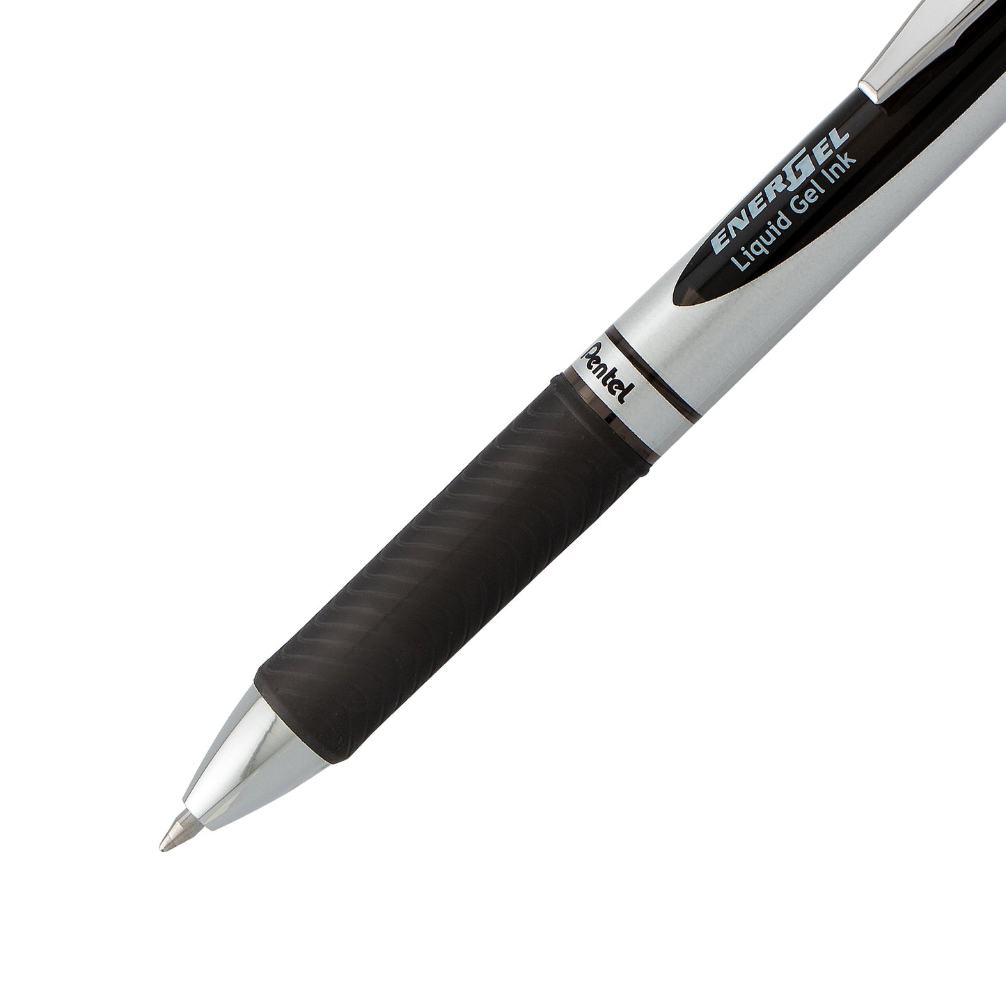 EnerGel RTX Retractable Liquid Gel Pen, (0.7mm) Metal Tip, Medium Line, Black Ink (BL77-A)