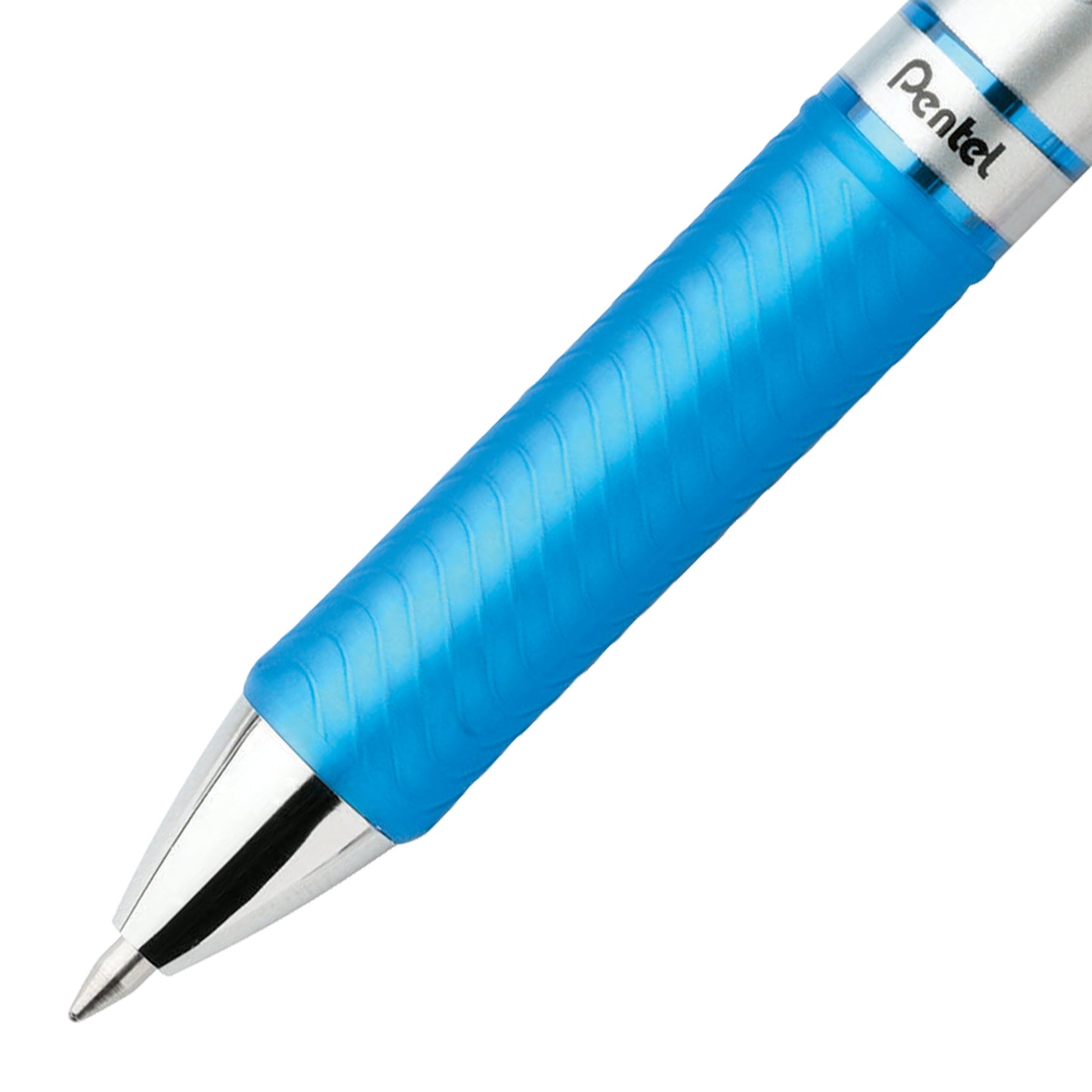 EnerGel RTX Retractable Liquid Gel Pen, (0.7mm) Metal Tip, Medium Line, Assorted Ink (P/S/V) 3-Pk (BL77BP3M1)