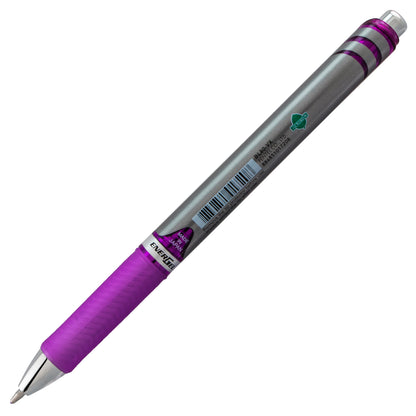 EnerGel RTX Retractable Liquid Gel Pen, (1.0mm) Metal Tip, Bold Line, Violet Ink (BL80-V)
