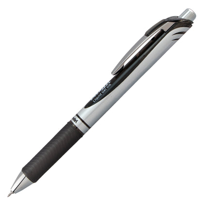 EnerGel RTX Retractable Liquid Gel Pen, (0.3mm) Needle Tip, Extra Fine Line, Black Ink (BLN73-A)