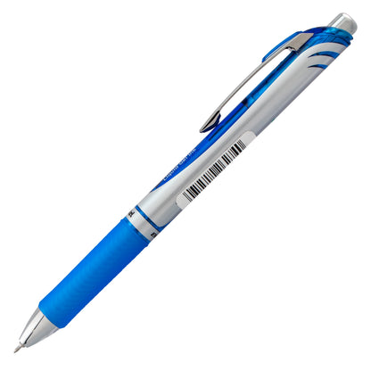 EnerGel RTX Retractable Liquid Gel Pen, (0.3mm) Needle Tip, Extra Fine Line, Blue Ink (BLN73-C)