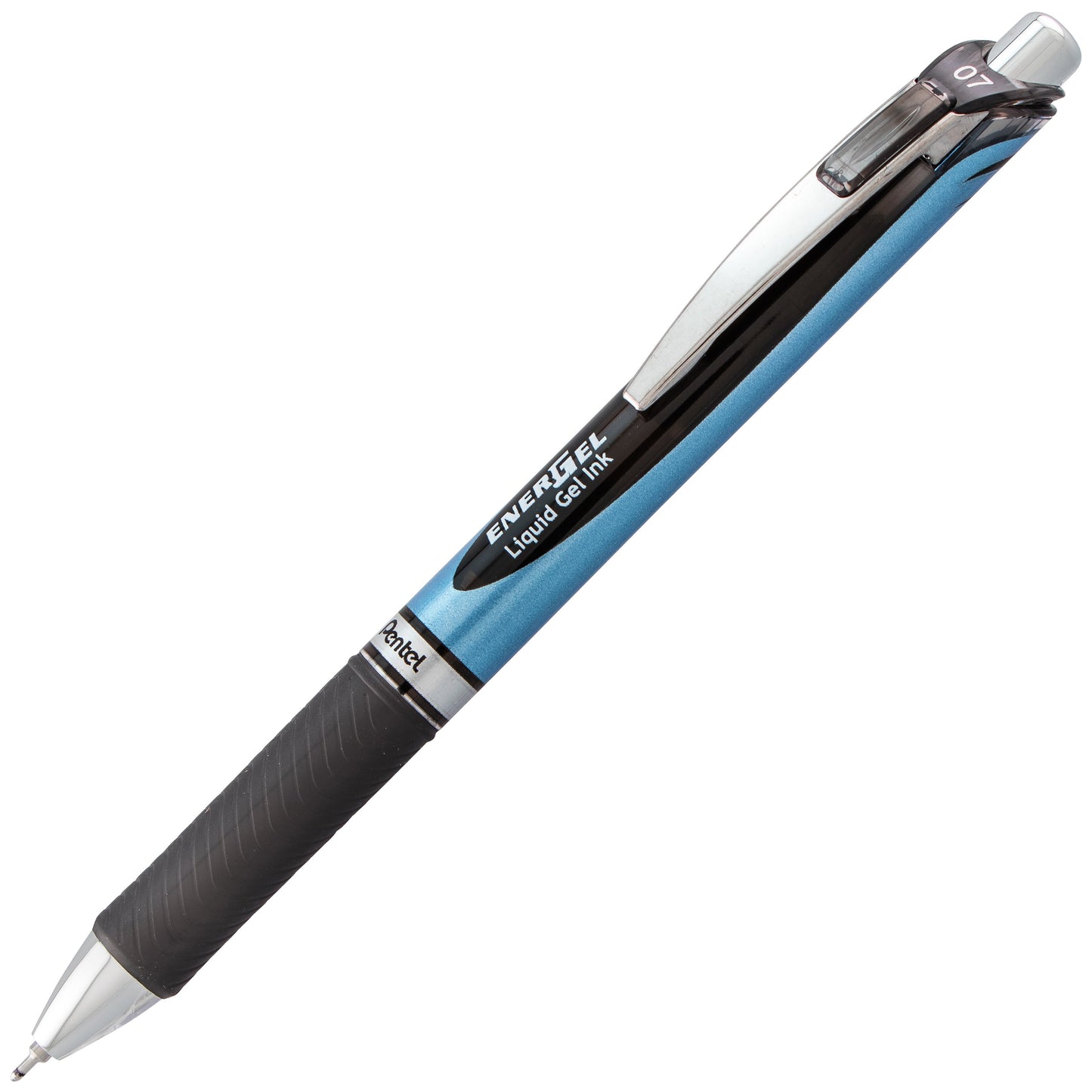 EnerGel RTX Retractable Liquid Gel Pen, (0.7mm) Needle Tip, Medium Line, Black Ink (BLN77-A)