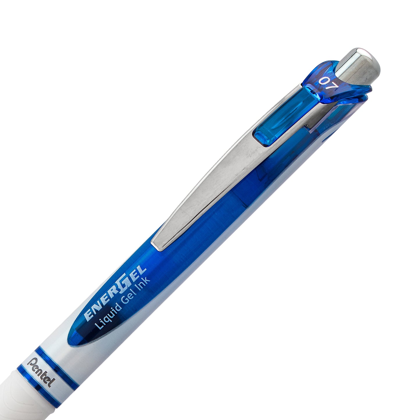 EnerGel Pearl Retractable Liquid Gel Pen, (0.7mm) Needle Tip, Medium Line, Blue Ink (BLN77PW-C)