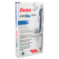 EnerGel Pearl Retractable Liquid Gel Pen, (0.7mm) Needle Tip, Medium Line, Blue Ink (BLN77PW-C)
