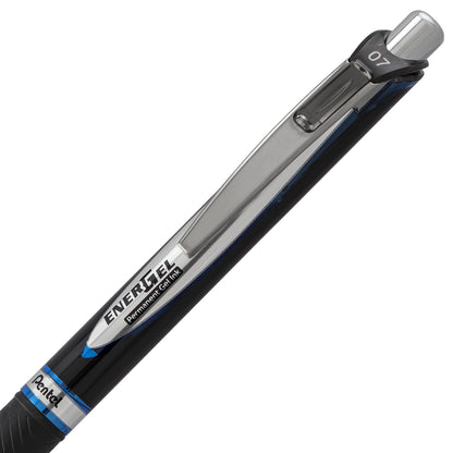 EnerGel PRO Permanent Gel Pen, (0.7mm) Medium Line, Blue Ink (BLP77-C)