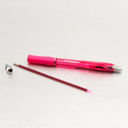 RSVP Super RT Ballpoint Pen, (1.0mm) Medium Line, Pink Ink (BX480-P)