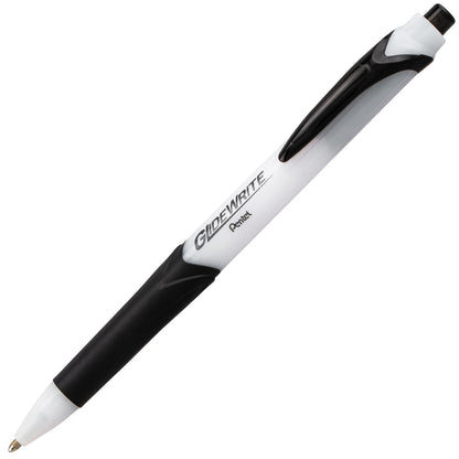 GlideWrite Ballpoint Pen with TechniFlo Ink, (1.0mm) Medium Line, Black (BX910-A)