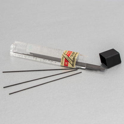 Super Hi-Polymer Lead Refill (0.5mm) Fine, H, 12 pcs/Tube (C505-H)