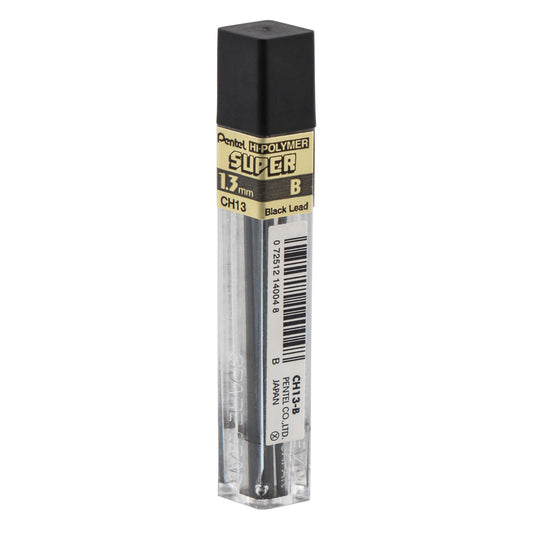 Super Hi-Polymer Lead Refill (1.3mm) B, 8pcs/Tube (CH13-B)