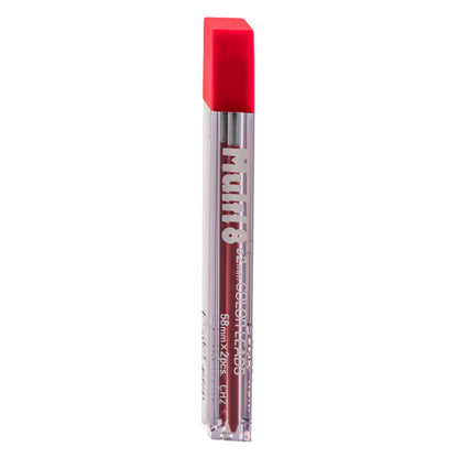 Pentel Arts 8 Colour Pencil Lead Refill (2.0mm), Red, 2 pcs/Tube (CH2-B)