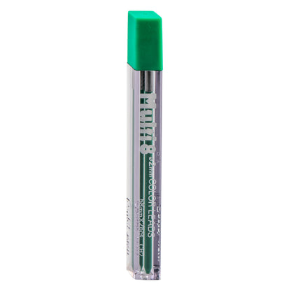 Pentel Arts 8 Colour Pencil Lead Refill (2.0mm), Green, 2 pcs/Tube (CH2-D)