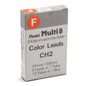 Pentel Arts 8 Colour Pencil Lead Refill (2.0mm), Orange, 2 pcs/Tube (CH2-F)