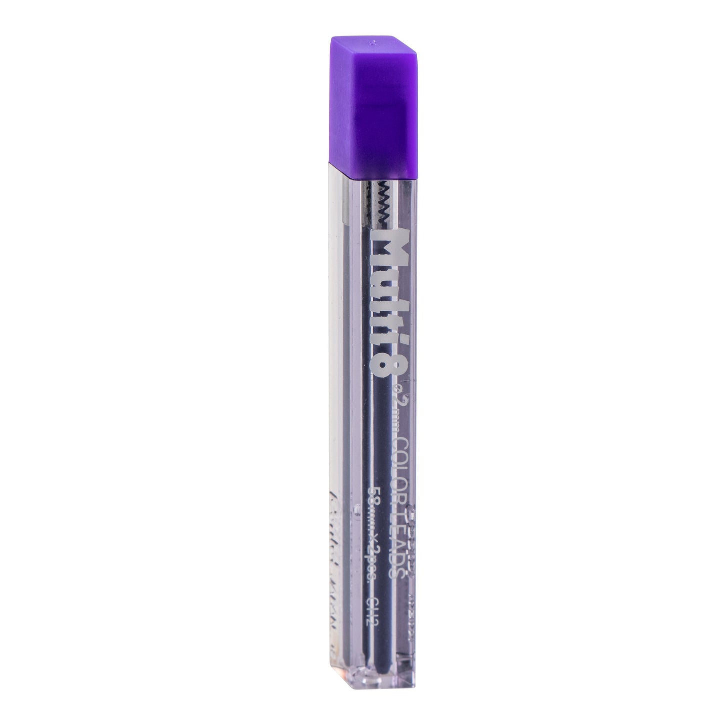 Pentel Arts 8 Colour Pencil Lead Refill (2.0mm), Violet, 2 pcs/Tube (CH2-V)