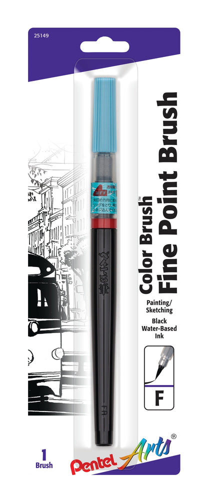 Pentel Arts Brush, Fine Point, Black Ink 1-Pk (FL2FBPA)