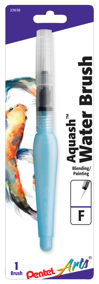 Pentel Arts Aquash Water Brush Fine Point Small 1-Pk (FRHFBP)
