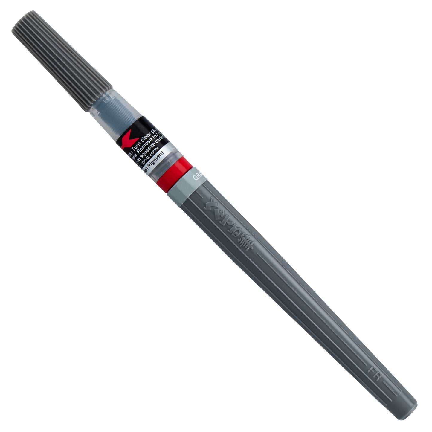 Pentel Arts Color Brush with Pigment Ink, Gray Ink, 1-pk (GFPBP137)