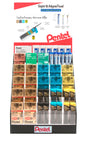 Super Hi-Polymer Lead Refill and Eraser Open Stock Display - 282 Pieces (HPE-23)